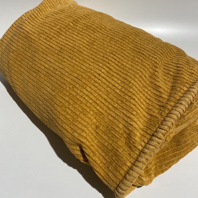 BLANKET, Bedspread - Corduroy Mustard (Single)